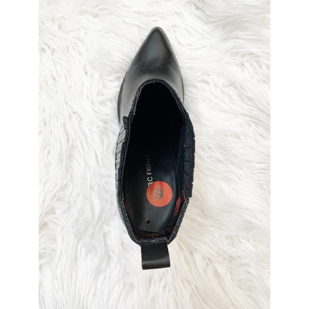 Marc Fisher Black Eilise Bootie 6 - Picture 10 of 11